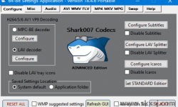 Shark007 Codecs(多媒体编解码器套件) v20.4.5 便携版