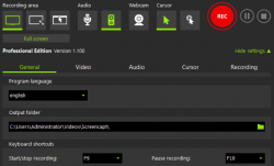 ASCOMP Screencapt Pro(屏幕捕捉录制工具) v2.006 便携版