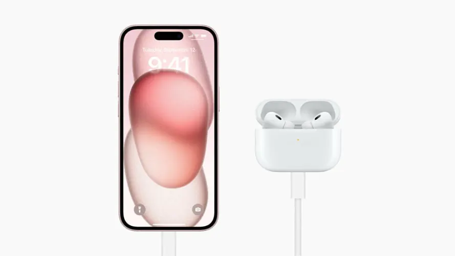 苹果还为AirPods Pro充电盒增加了USB-C接口