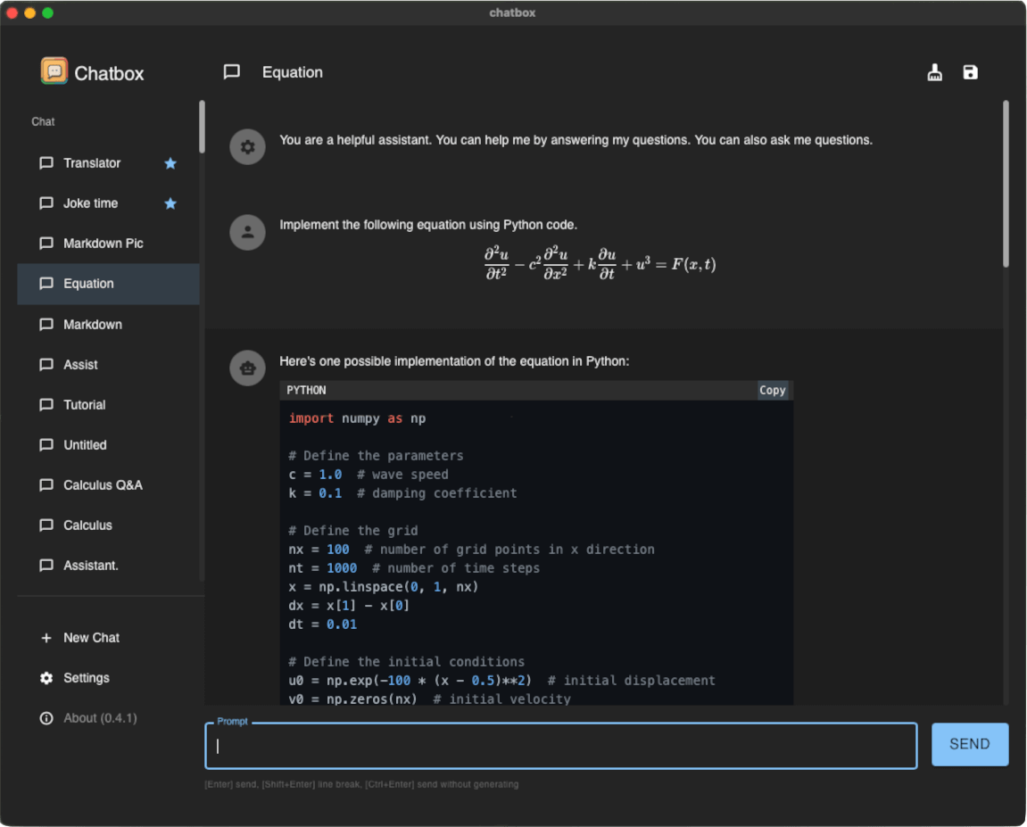 Chatbox(API工具) v1.2.1 绿色版 支持多平台